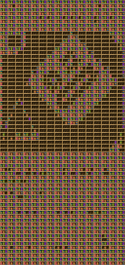 Geometry Dash chiseled bookshelf pixel art.