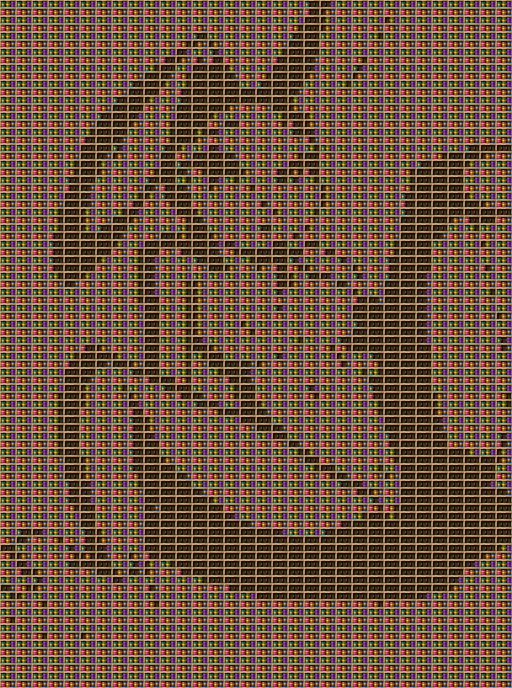 H34 chiseled bookshelf pixel art