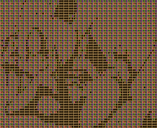 Rouge the Bat 4 chiseled bookshelf pixel art created using the Chiseled Bookshelf block in Minecraft, measuring 32 x 26 blocks, built with 3794 books and 832 chiseled bookshelves.