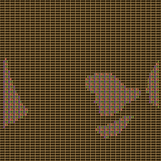 Squarepusher - Go Plastic chiseled bookshelf pixel art.