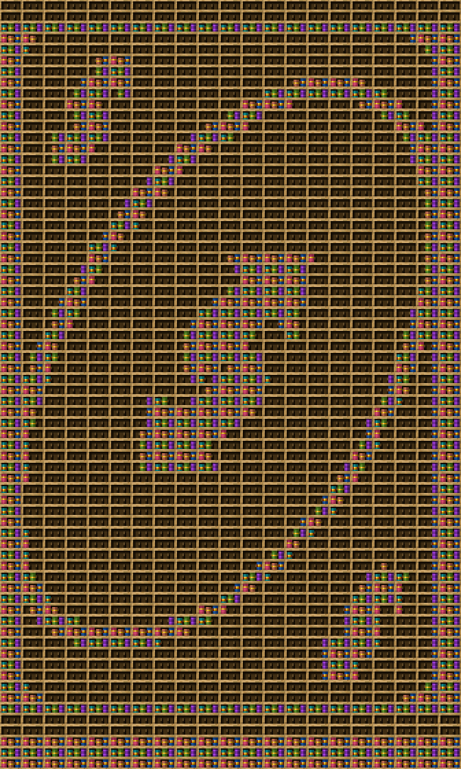 Technoblade chiseled bookshelf pixel art