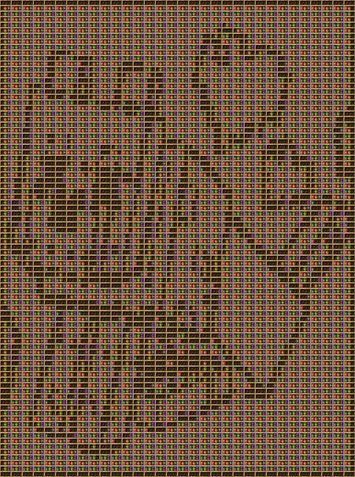comandiu cute chiseled bookshelf pixel art created using the Chiseled Bookshelf block in Minecraft, measuring 32 x 379 blocks, built with 5961 books and 1376 chiseled bookshelves.