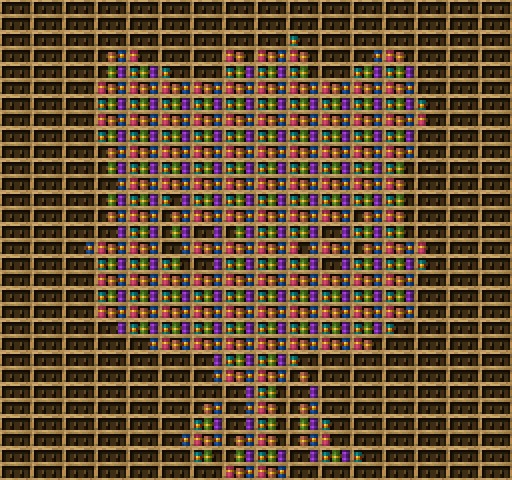 bobicraft chiseled bookshelf pixel art.