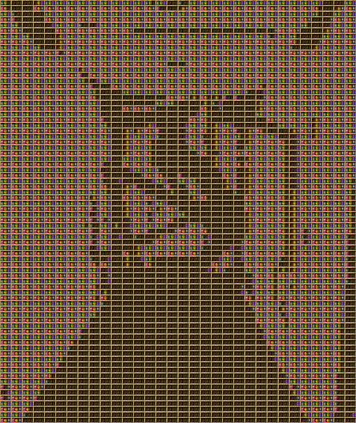     chiseled bookshelf pixel art.