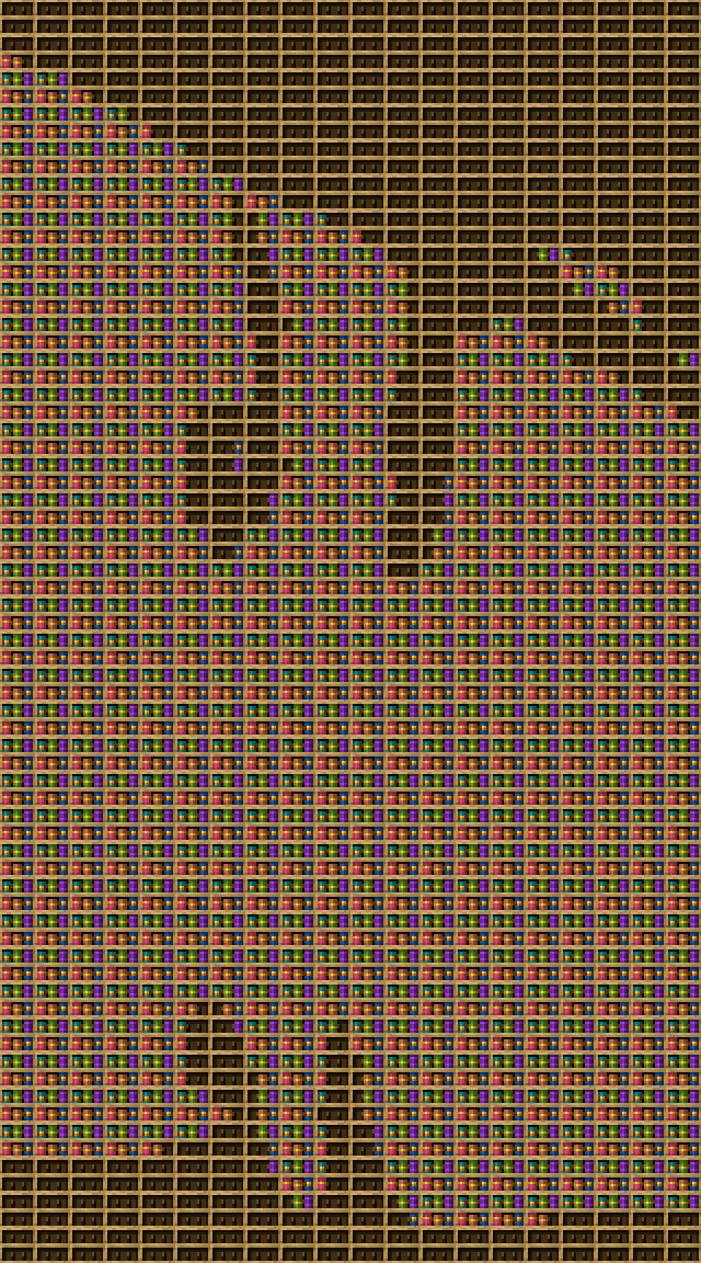 val chiseled bookshelf pixel art.