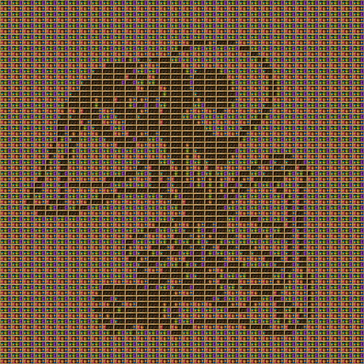 Mc skeleton beer chiseled bookshelf pixel art created using the Chiseled Bookshelf block in Minecraft, measuring 32 x 373 blocks, built with 4802 books and 1024 chiseled bookshelves.