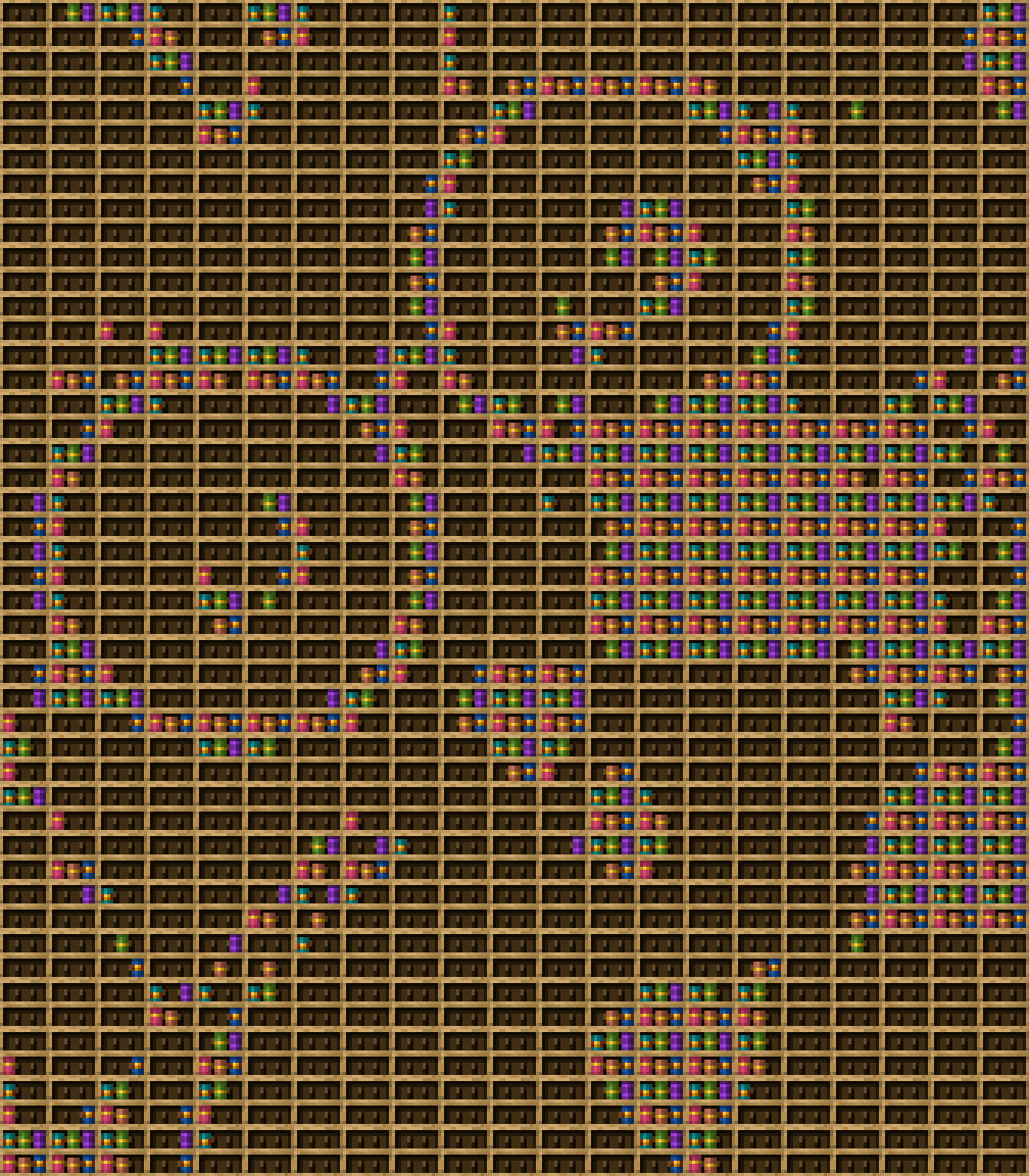 .09 chiseled bookshelf pixel art.