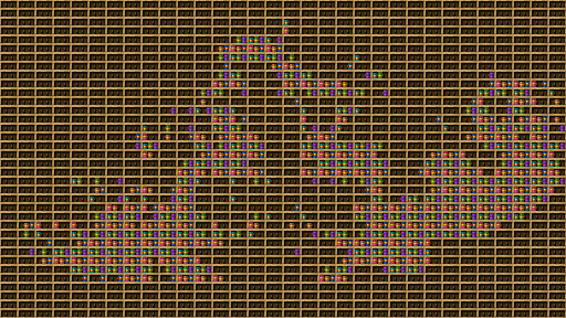 trew chiseled bookshelf pixel art.