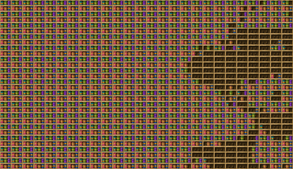 luffy6 chiseled bookshelf pixel art created using the Chiseled Bookshelf block in Minecraft, measuring 26 x 207 blocks, built with 1975 books and 390 chiseled bookshelves.