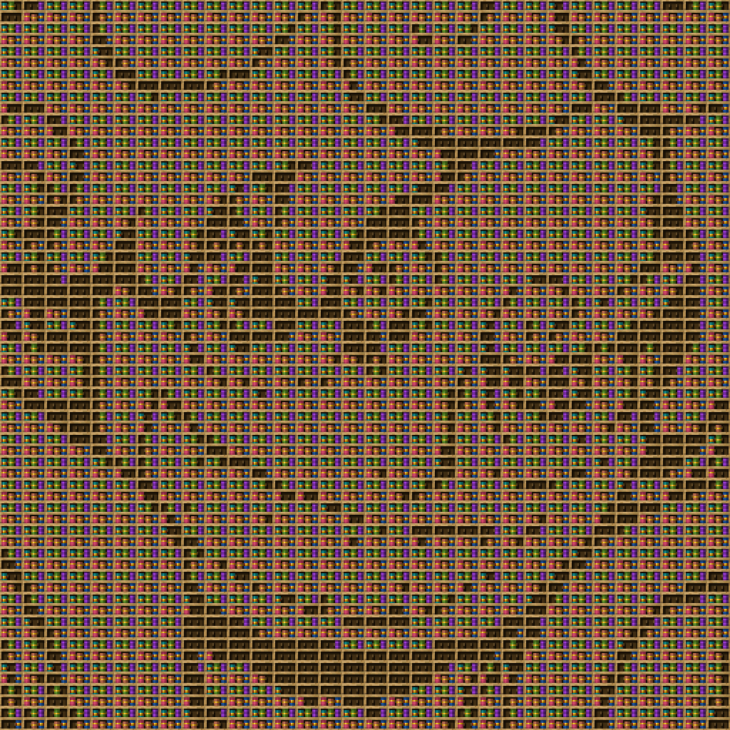 luffy chiseled bookshelf pixel art created using the Chiseled Bookshelf block in Minecraft, measuring 32 x 175 blocks, built with 4864 books and 1024 chiseled bookshelves.