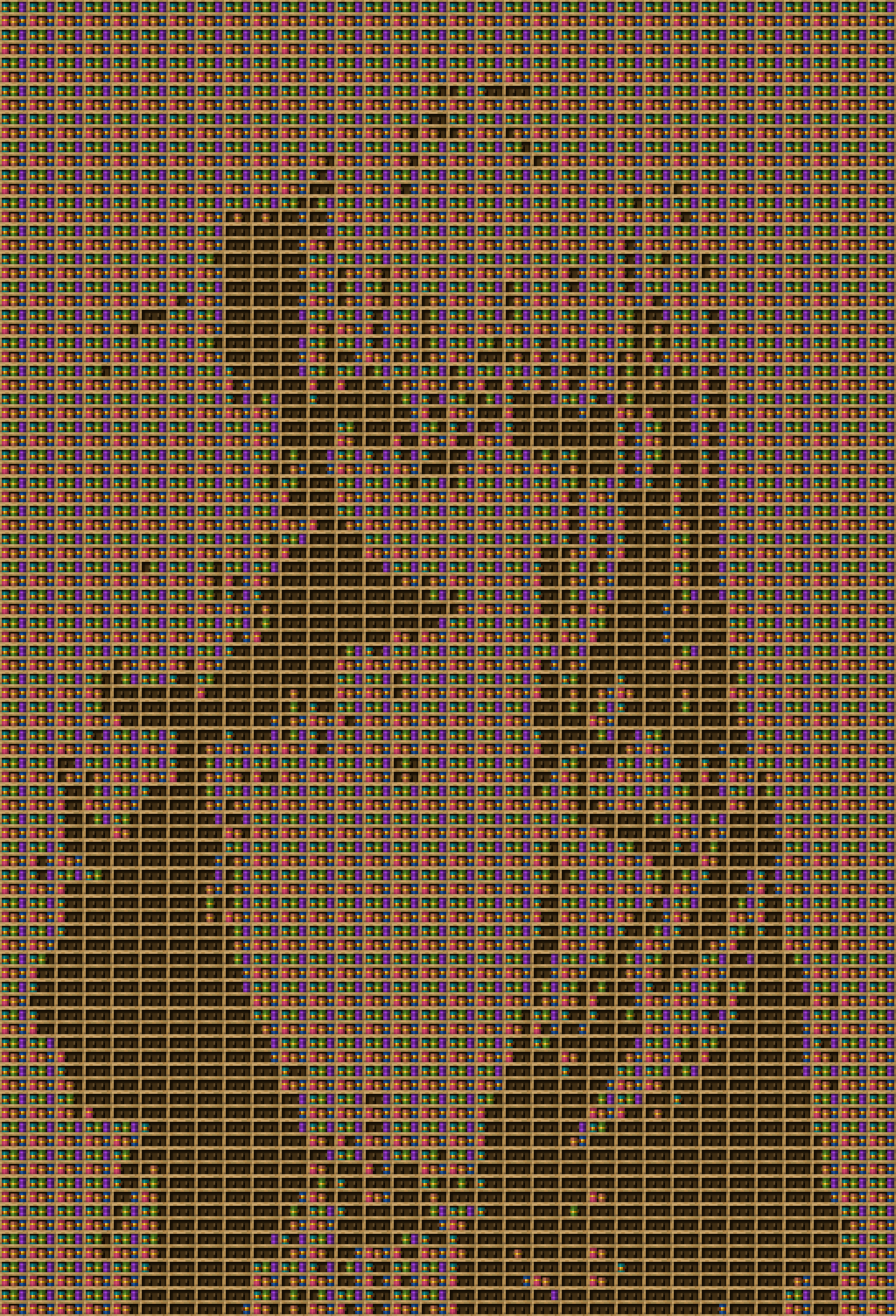 No se:p chiseled bookshelf pixel art.