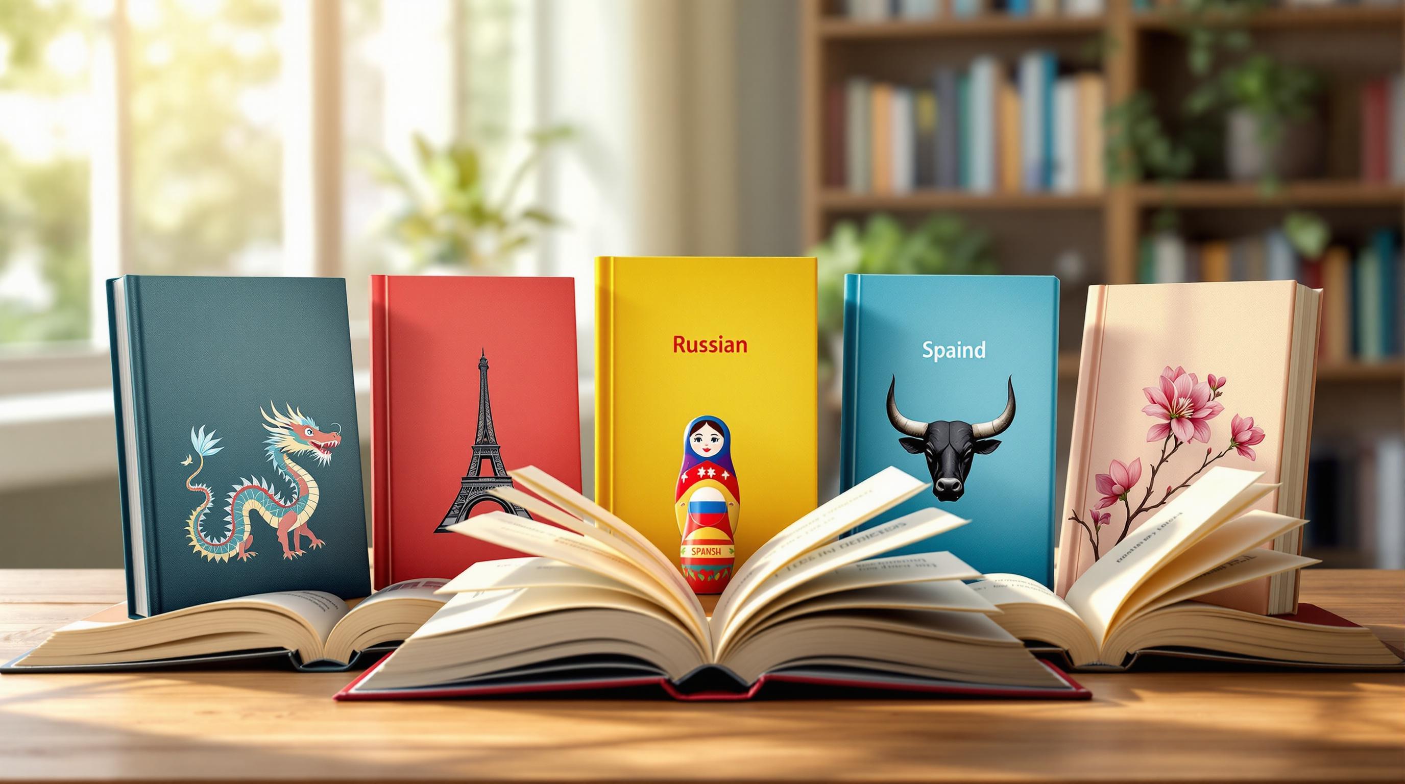 أكثر 5 لغات مطلوبة لترجمة الكتب بالذكاء الاصطناعي