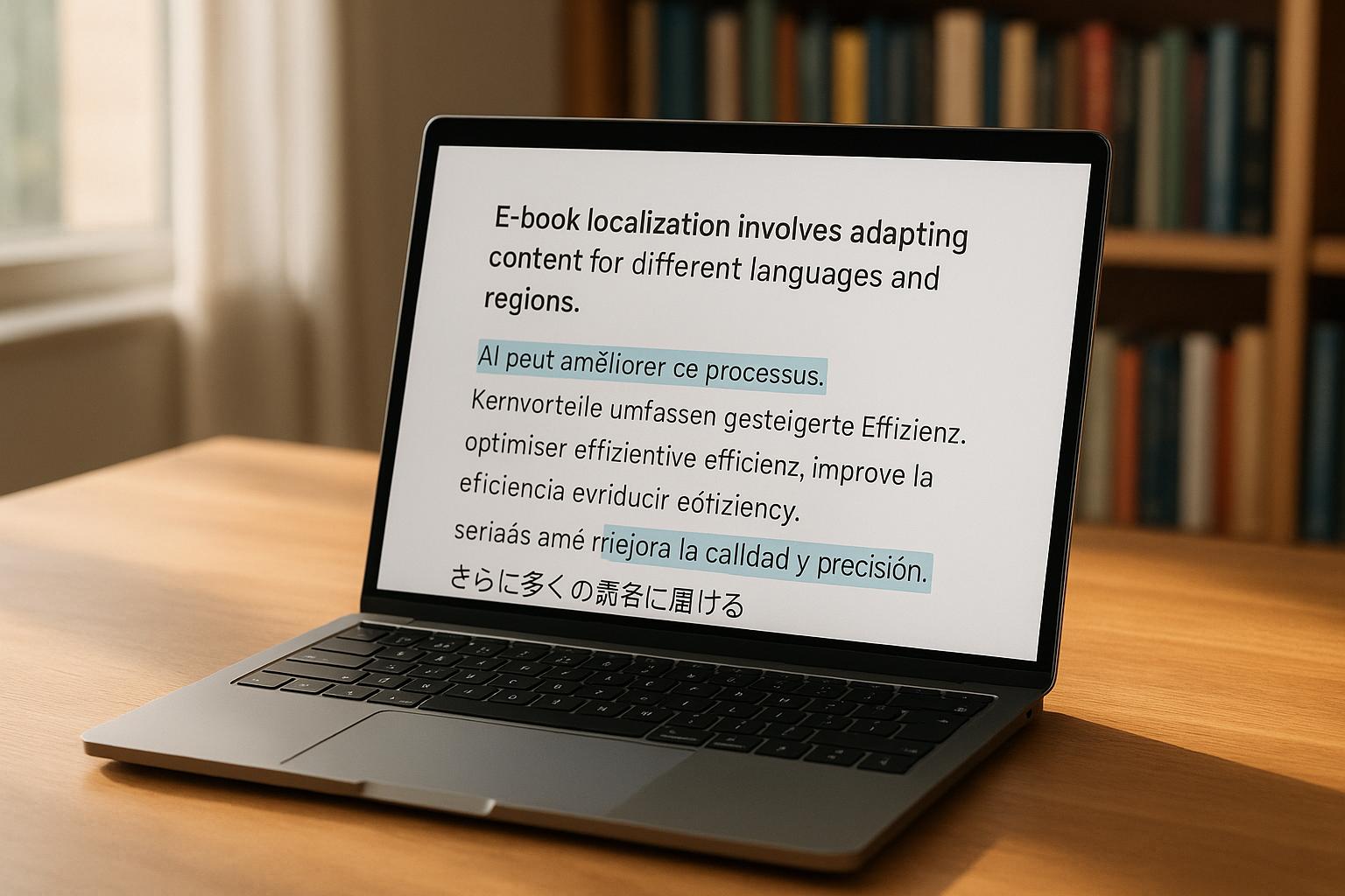 전자책 현지화에서의 AI: 주요 이점