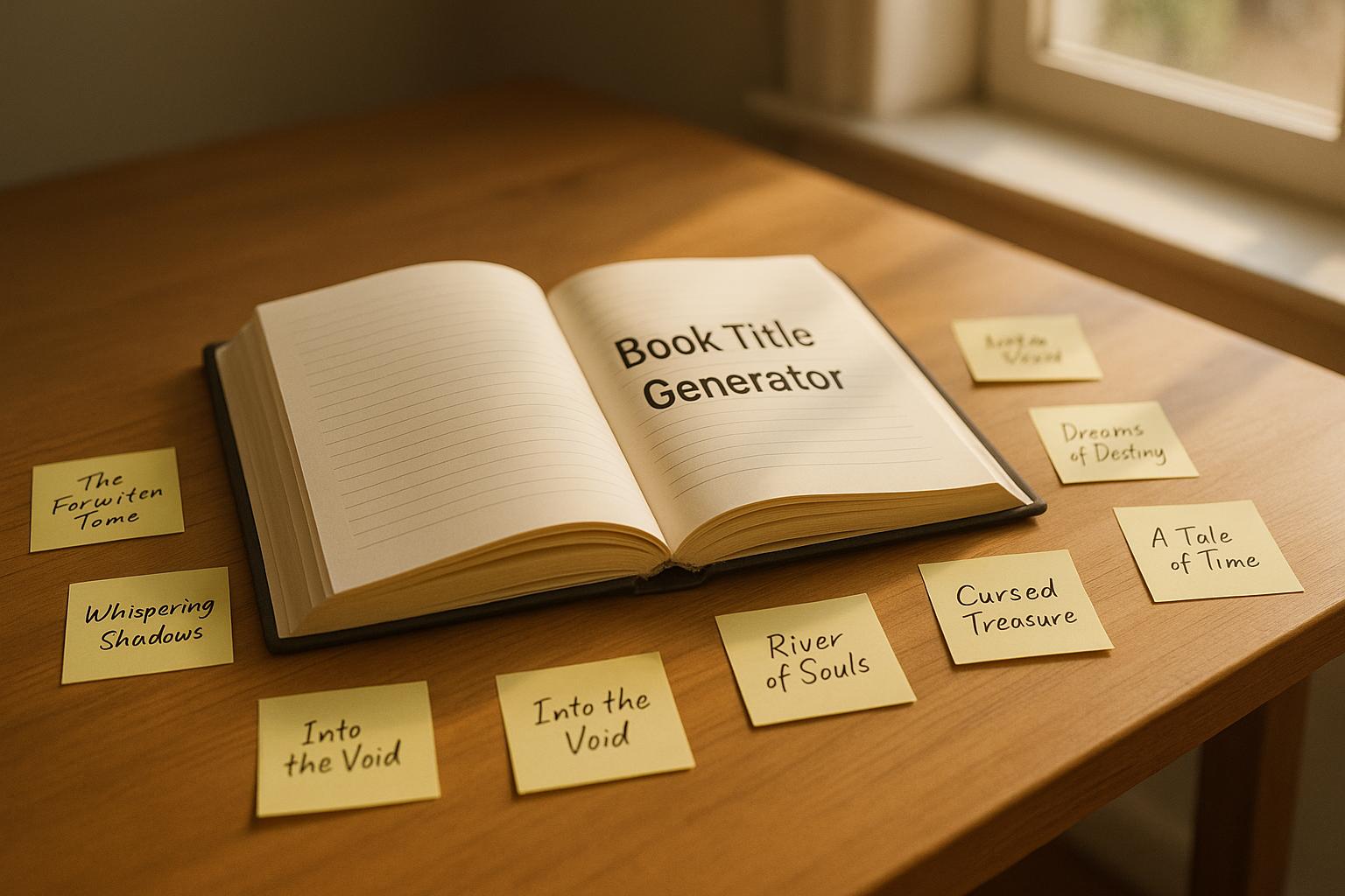 Générateur de titres de livres pour esprits créatifs