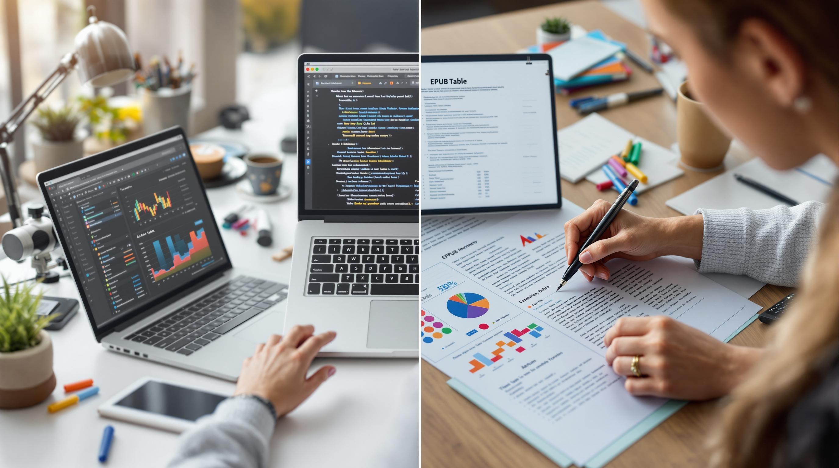 Formato de tablas EPUB: IA vs. traducción manual