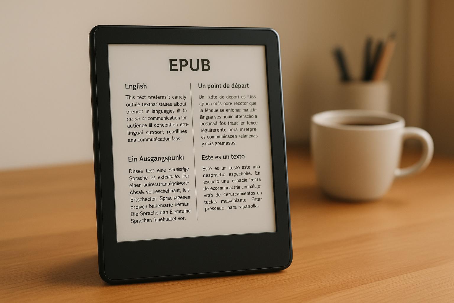ترجمة EPUB للقراء غير الناطقين باللغة الإنجليزية