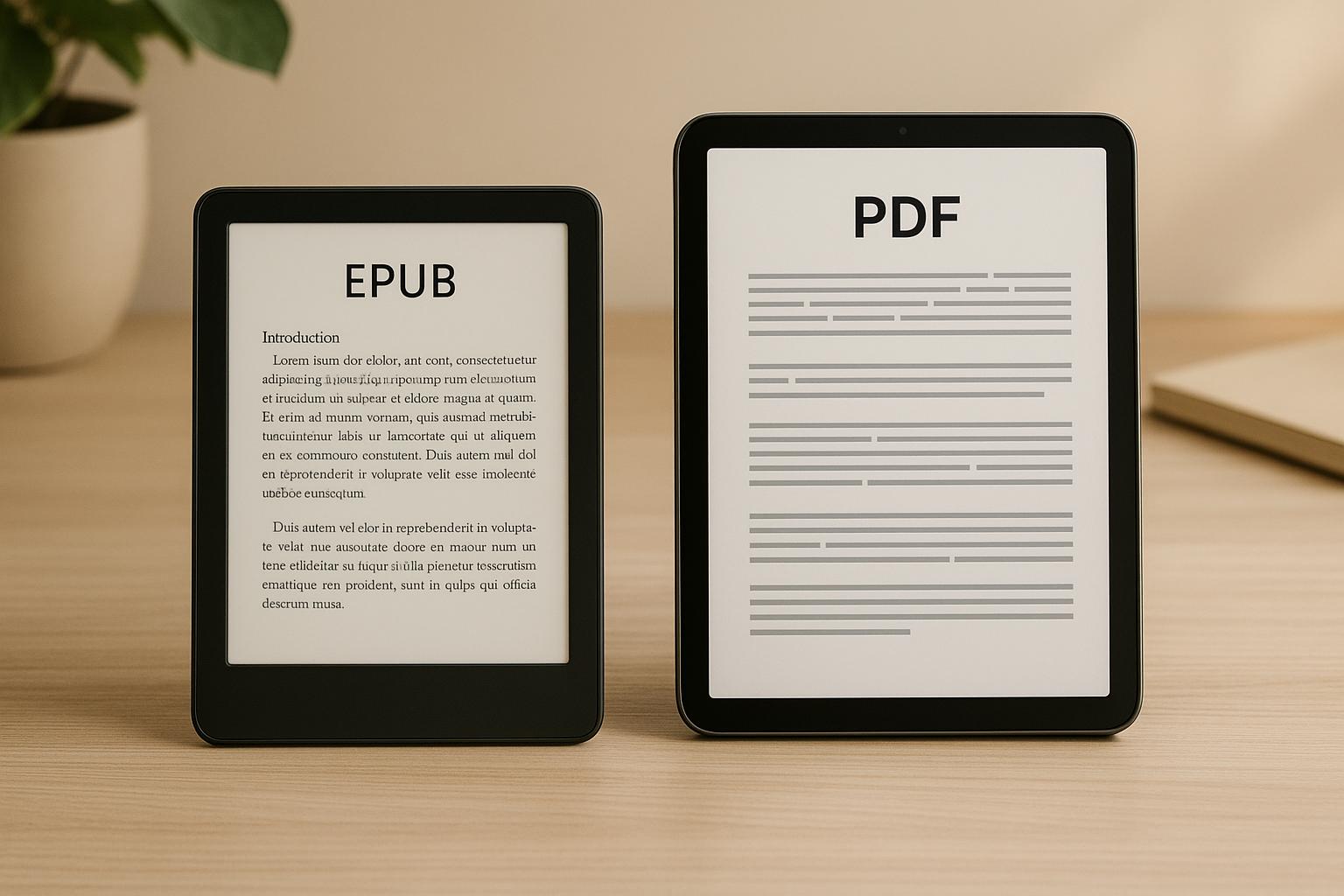 EPUB vs. PDF: AI 번역에 가장 적합한 형식