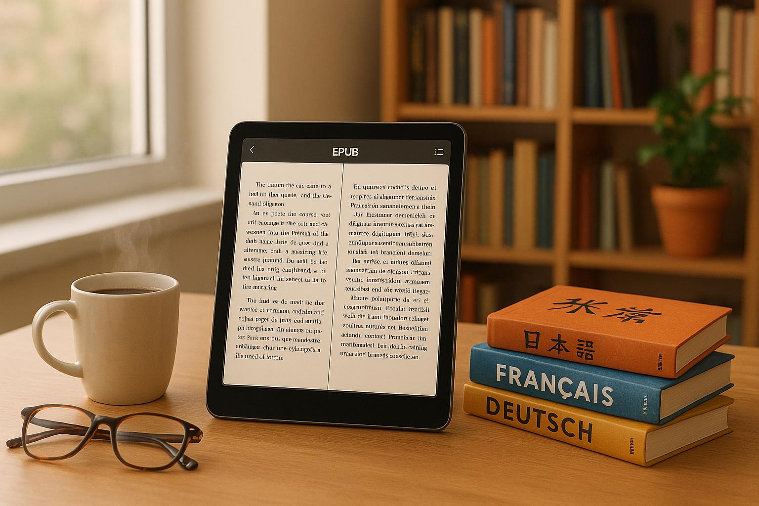 قرّاء EPUB مجانيون لعشاق الكتب متعددي اللغات