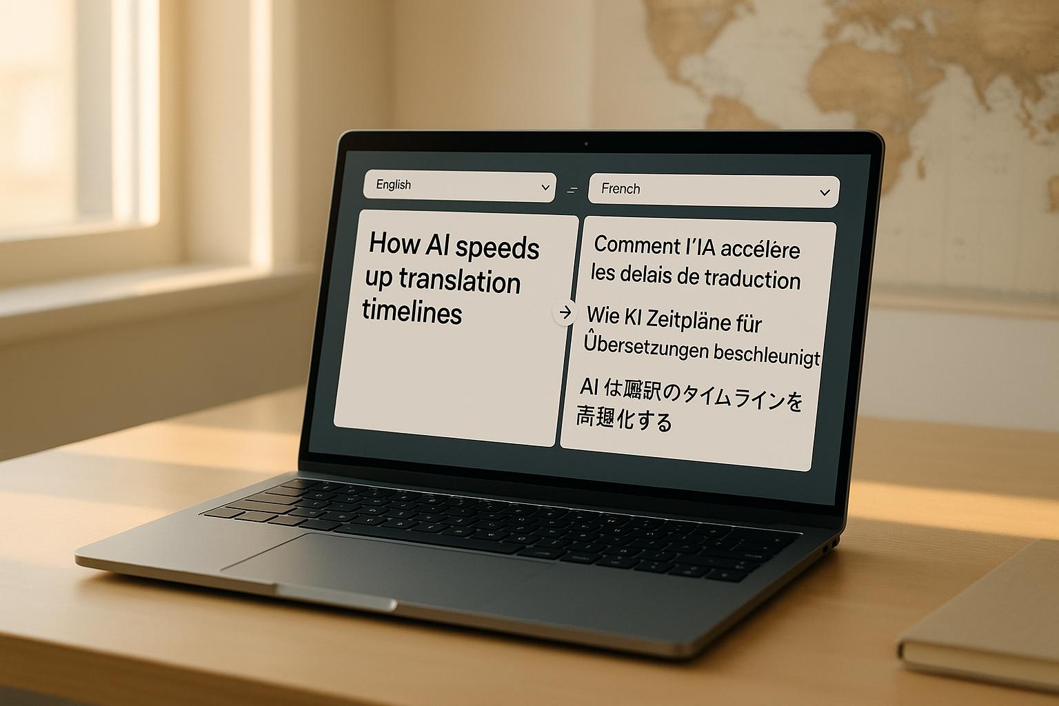 How AI Speeds Up Translation Timelines