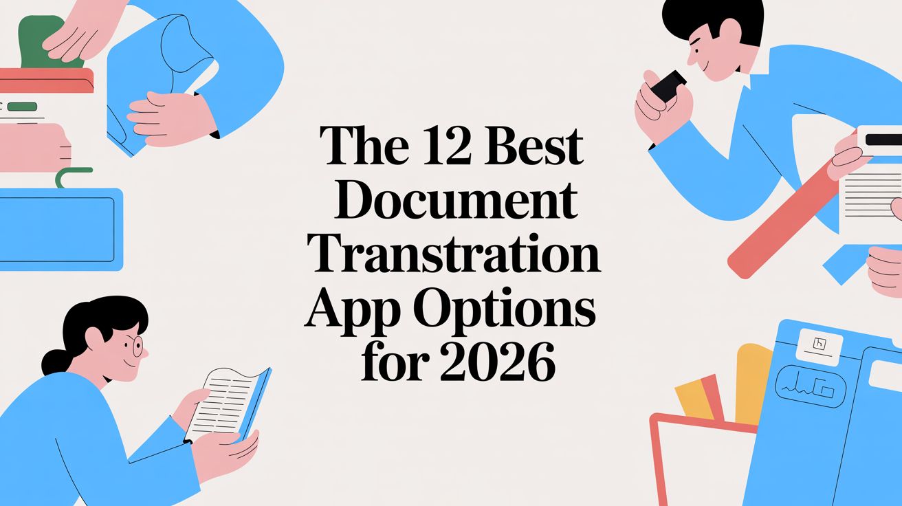 Las 12 Mejores Opciones de Aplicaciones de Traducción de Documentos para 2026