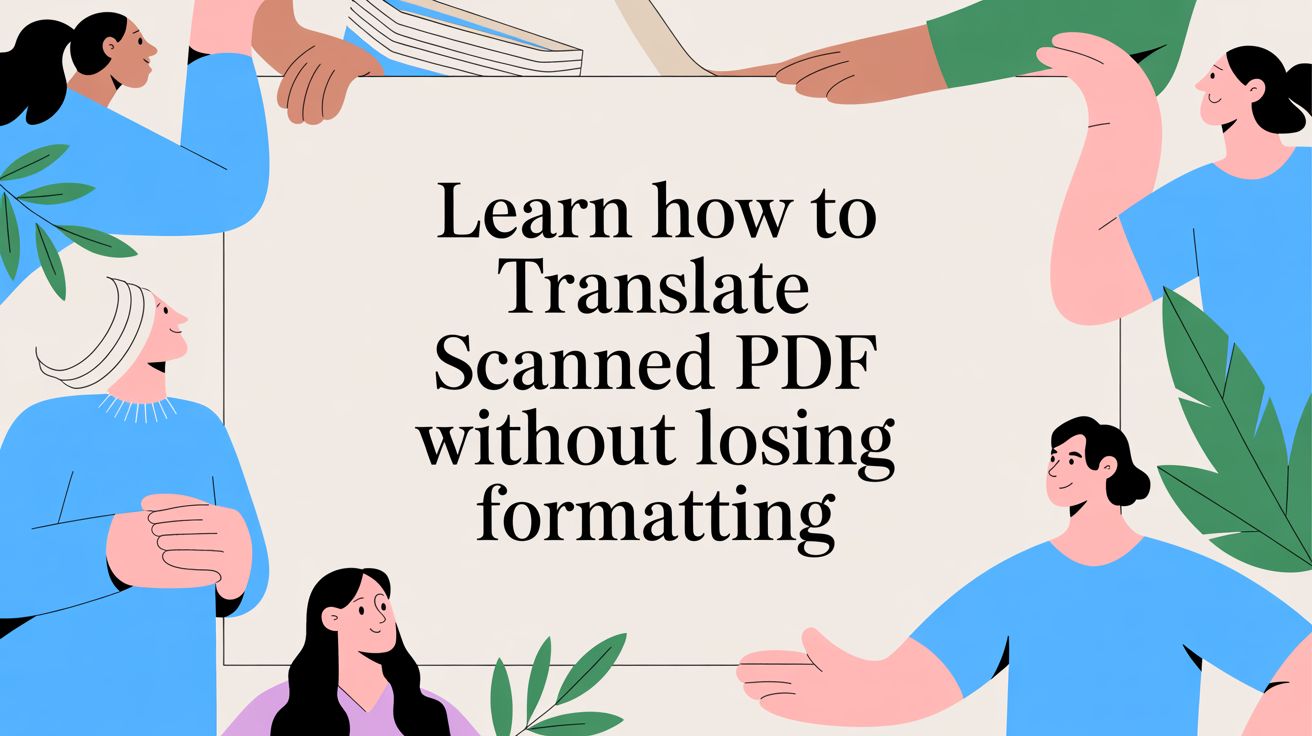 서식을 잃지 않고 스캔한 PDF를 번역하는 방법 알아보기