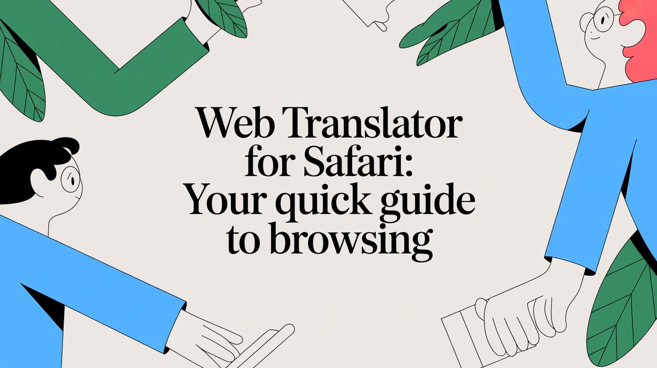 Safari के लिए वेब अनुवादक: ब्राउज़िंग के लिए आपकी त्वरित मार्गदर्शिका