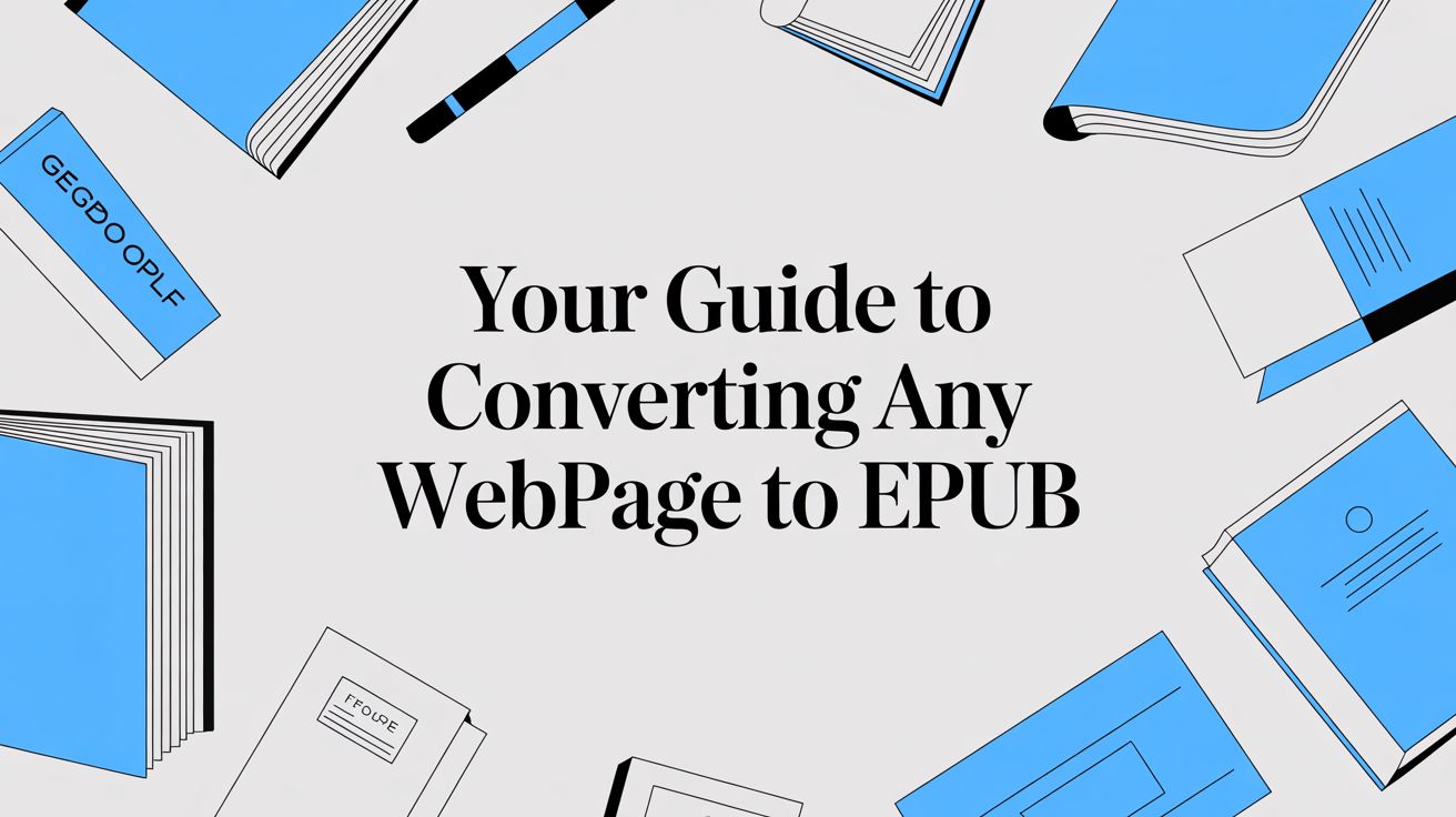 모든 웹페이지를 EPUB으로 변환하는 방법 가이드