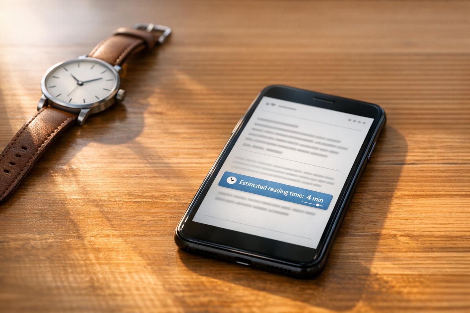 Reading Time Calculator for Any Text