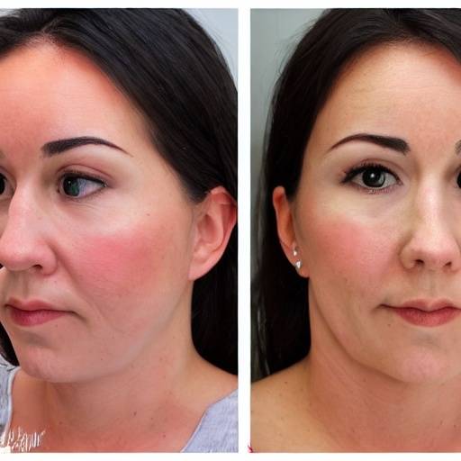 filler cheeks before and after