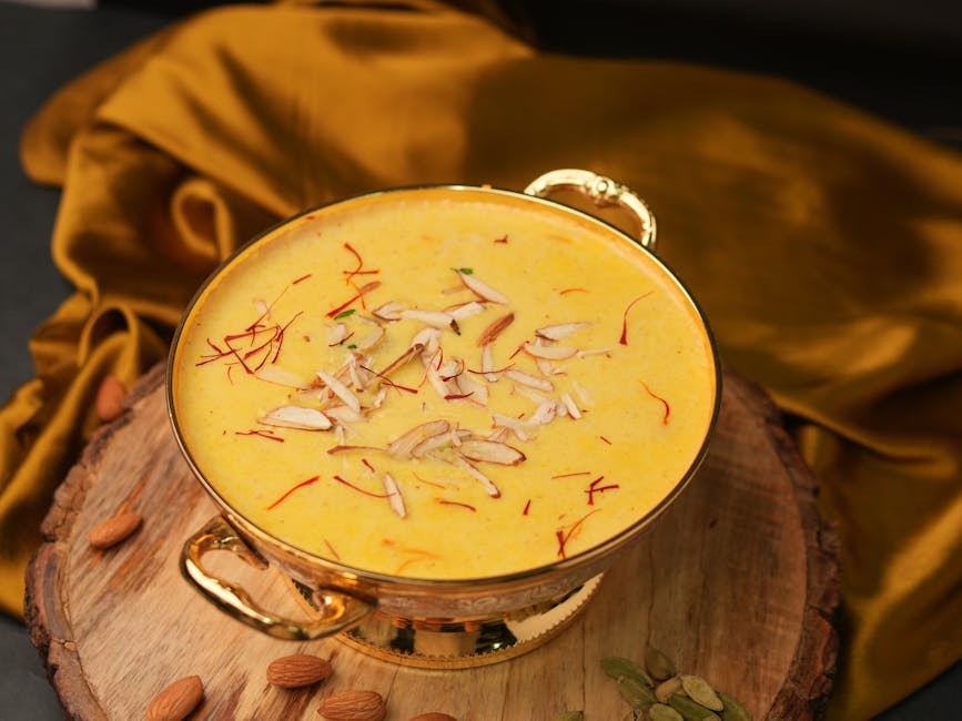 Firni (Phirni — Rose-Cardamom Rice Pudding)