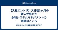 ブログ記事「「株式会社永和システムマネジメント」に就職した卒業生ham-capさんの入社エントリが公開されました」のアイキャッチ画像
