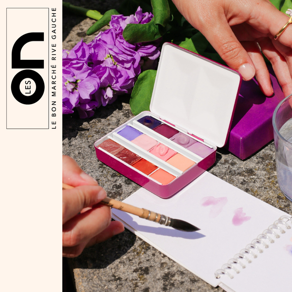 Atelier : Exploration de l&rsquo;aquarelle, de la t&acirc;che aux fleurs avec La Nouvelle Vague Couleurs