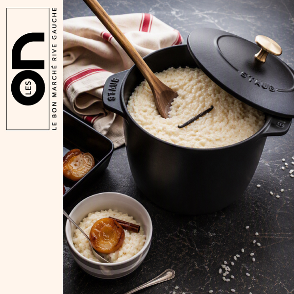 Atelier : Confection de riz au lait en cocotte avec Staub