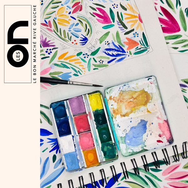 Atelier : Aquarelle florale avec La Nouvelle Vague Couleurs