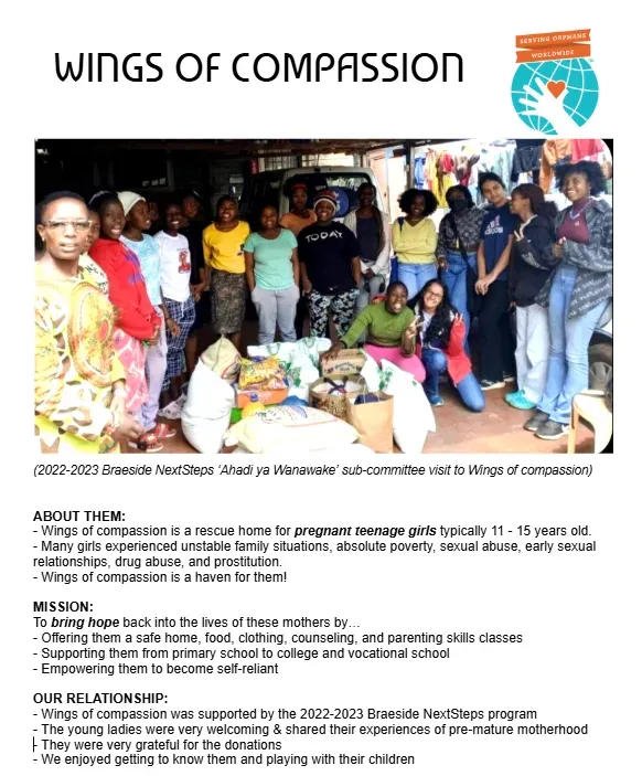 My friends and I at the rescue home