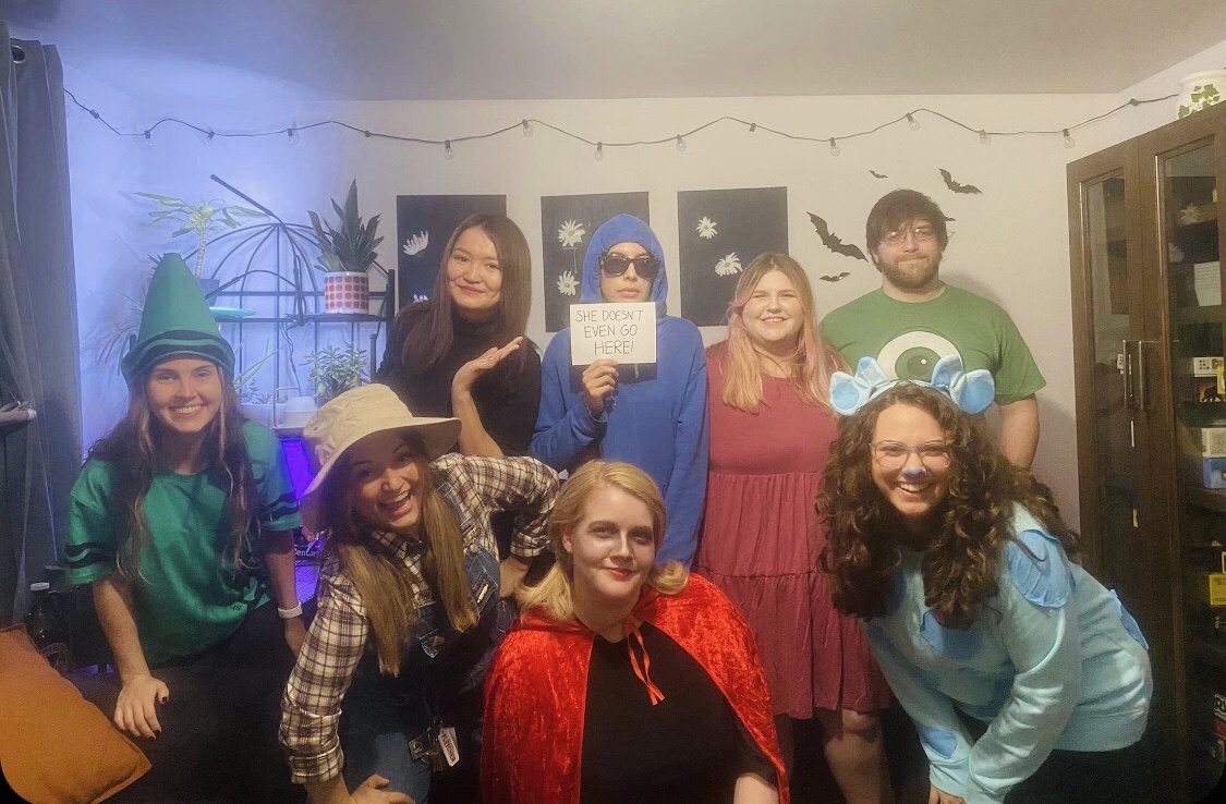 My first Halloween party with classmates