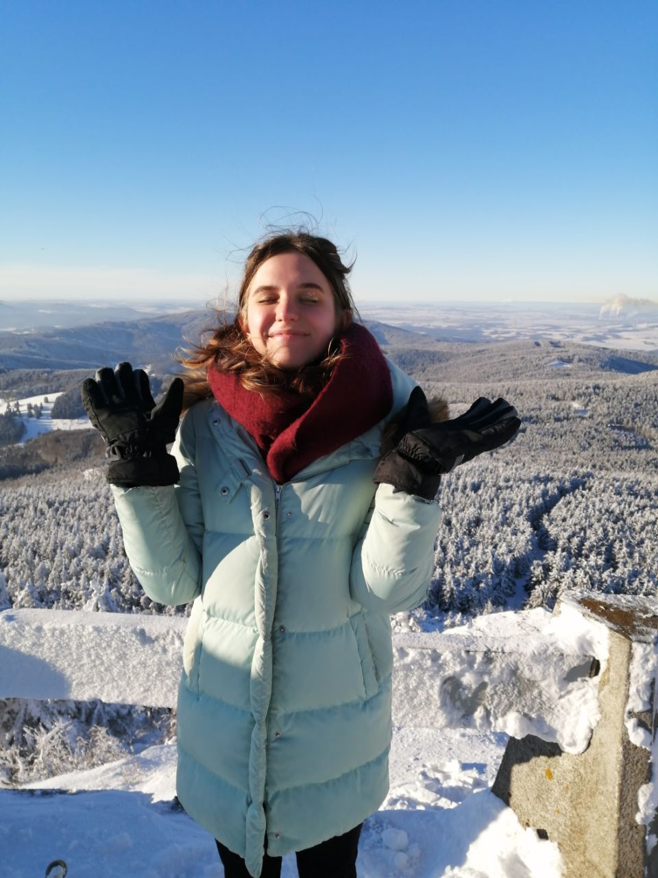 Ještěd Mountain in Winter