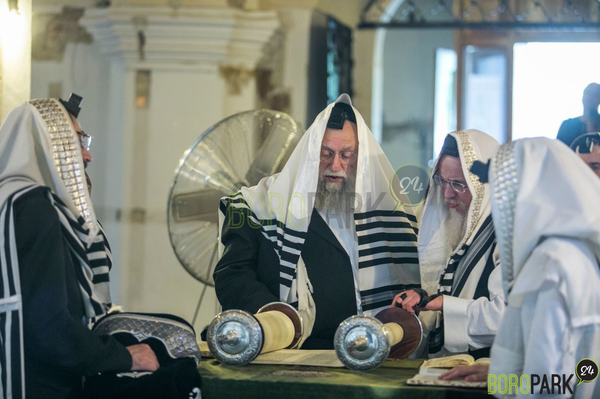 Trip of Chasidei Bobov to Bobov, Poland for the Yurtzeit of The First