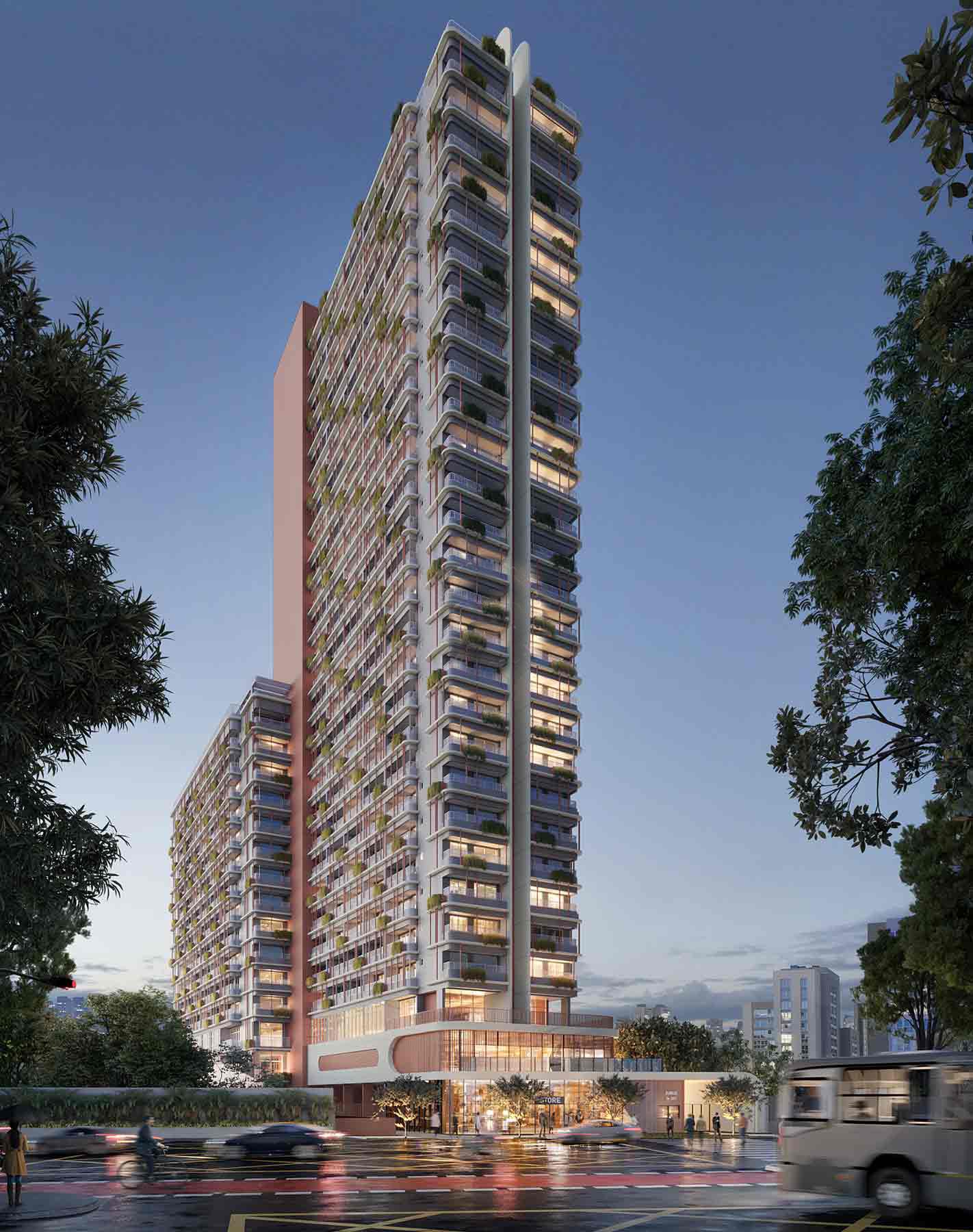 NEX ONE ESTAÇÃO PERDIZES — fachada em Perdizes, São Paulo