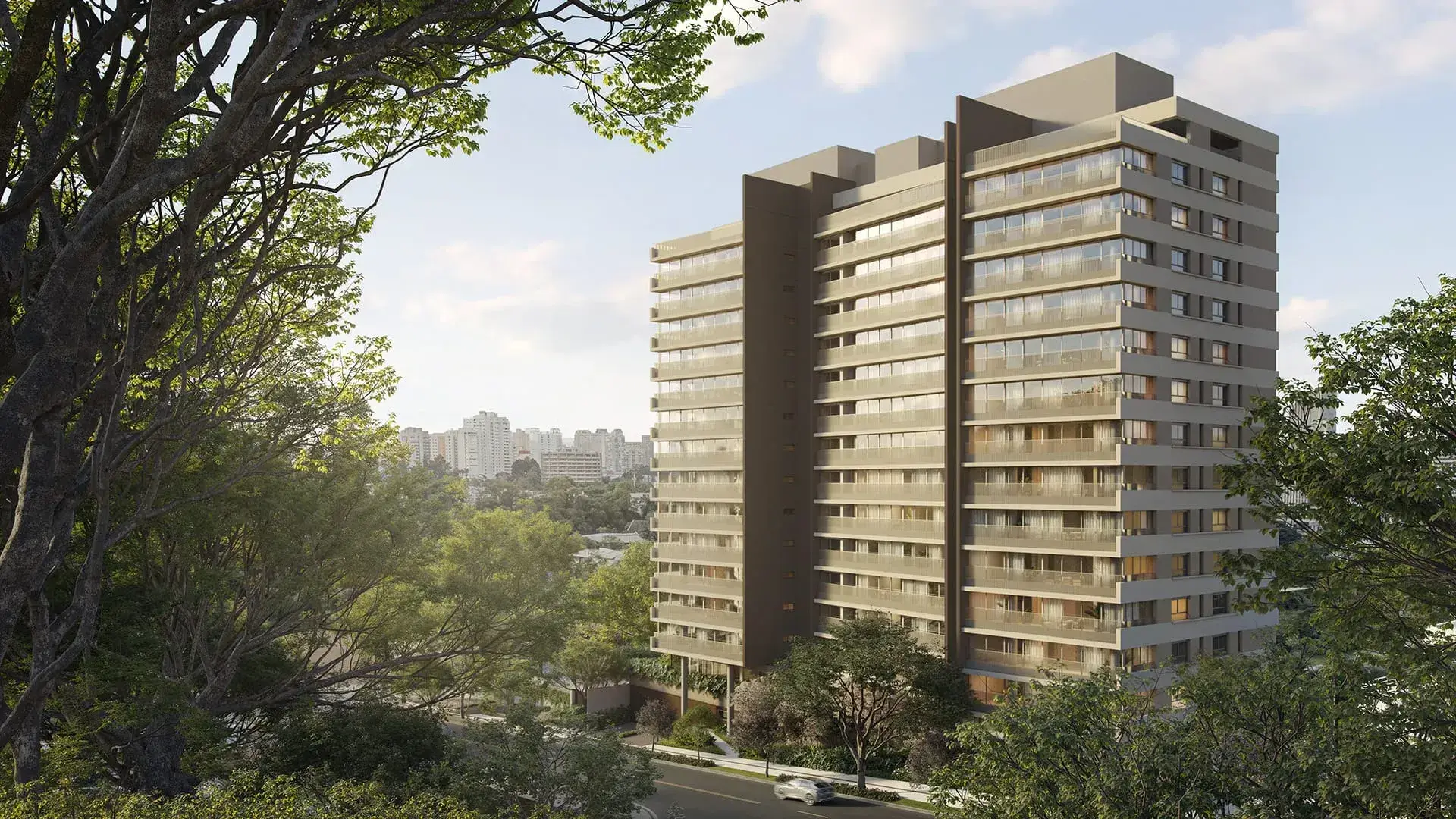 LINDENBERG VISTA ALTO DE PINHEIROS — fachada em Alto de Pinheiros, São Paulo