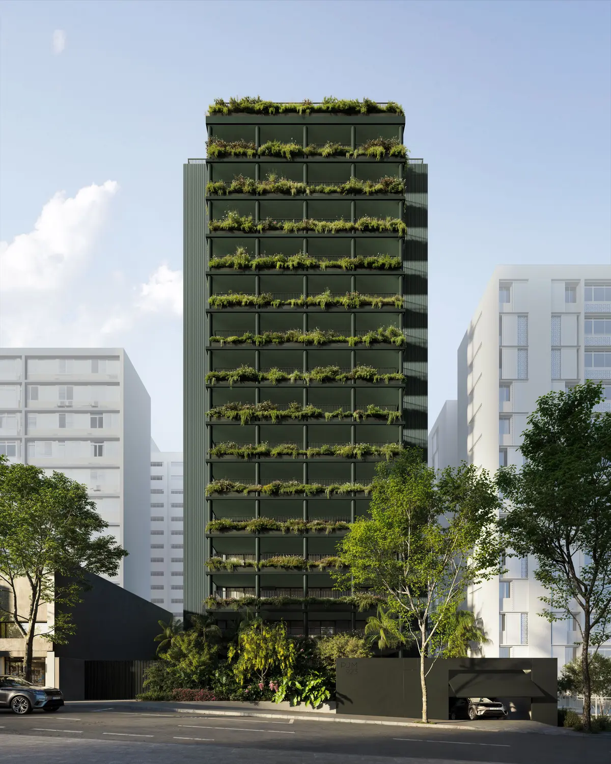 PJM923 — fachada em Jardins, São Paulo
