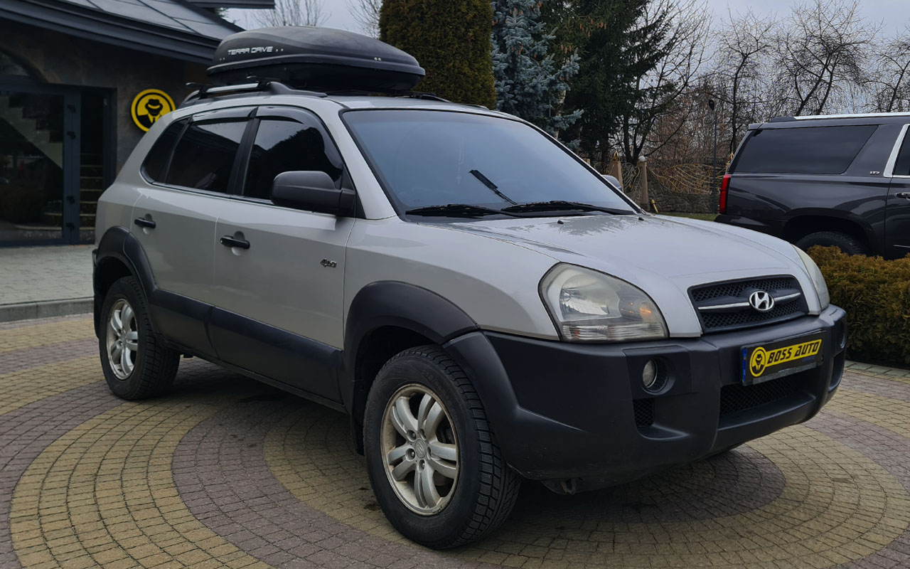 Хендай туссан 2007 2.0. Обвес Hyundai Tucson 2007.