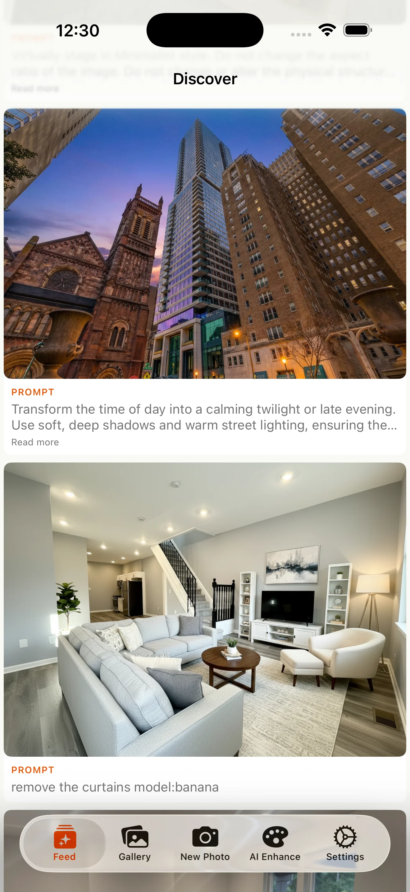 Bounti mobile app Discover feed