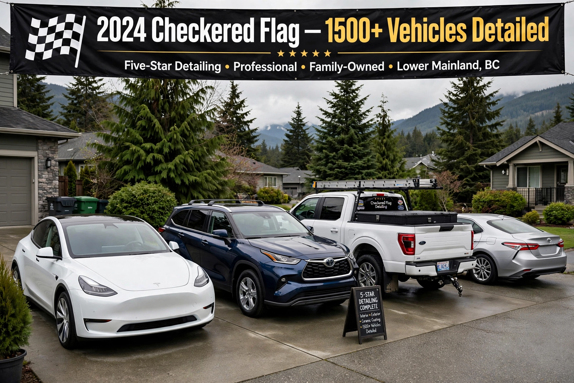 2024 — Checkered Flag - 1,500 + Vehicles Detailed