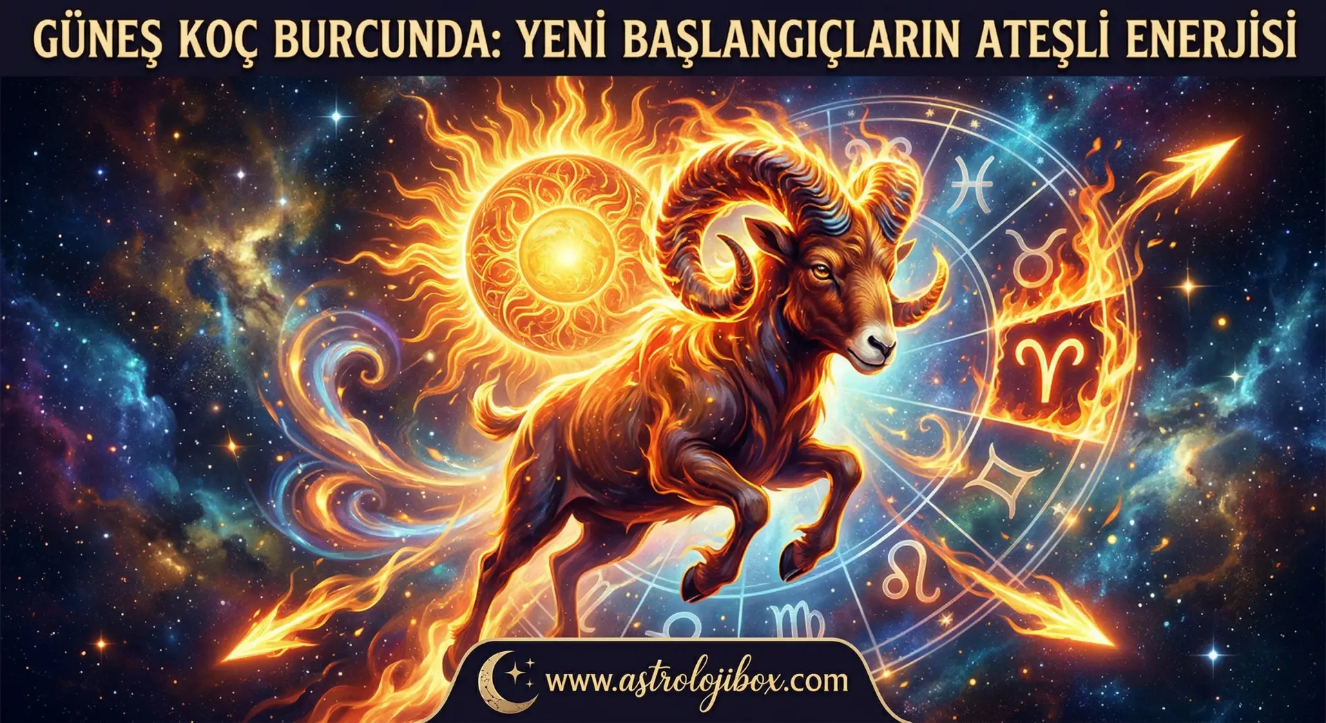 Güneş Koç Burcunda: Yeni Başlangıçların Ateşli Enerjisi
