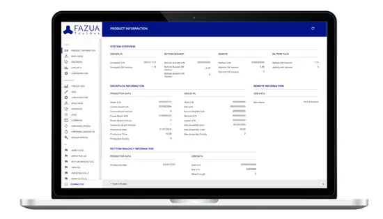 FAZUA evation Service Toolbox