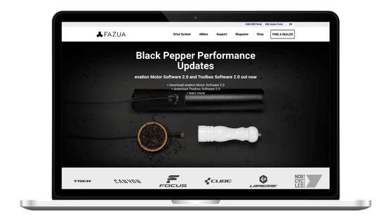 FAZUA corporate website