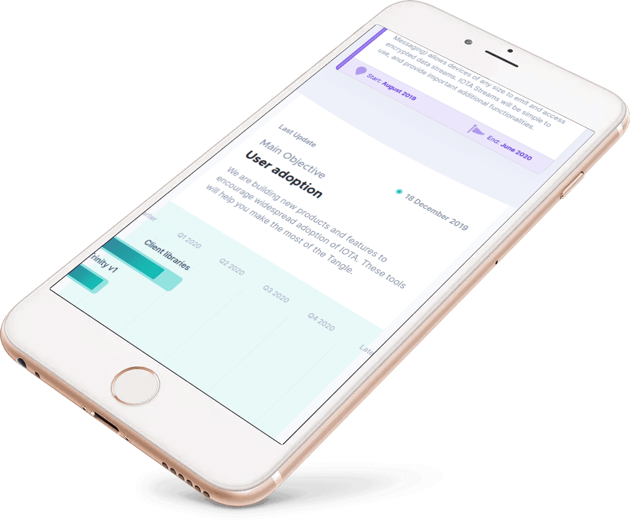 IOTA roadmap website
