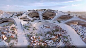 Síközpont épül a sivatag közepén