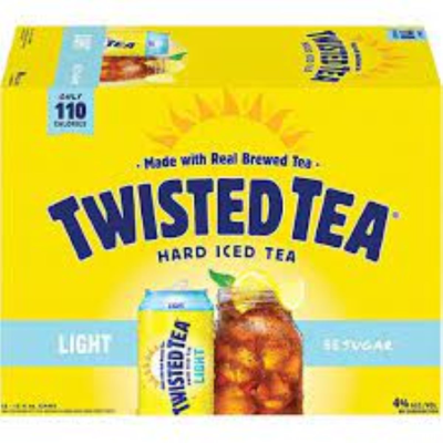 Product TWISTED TEA LIGHT 12 PK CAN